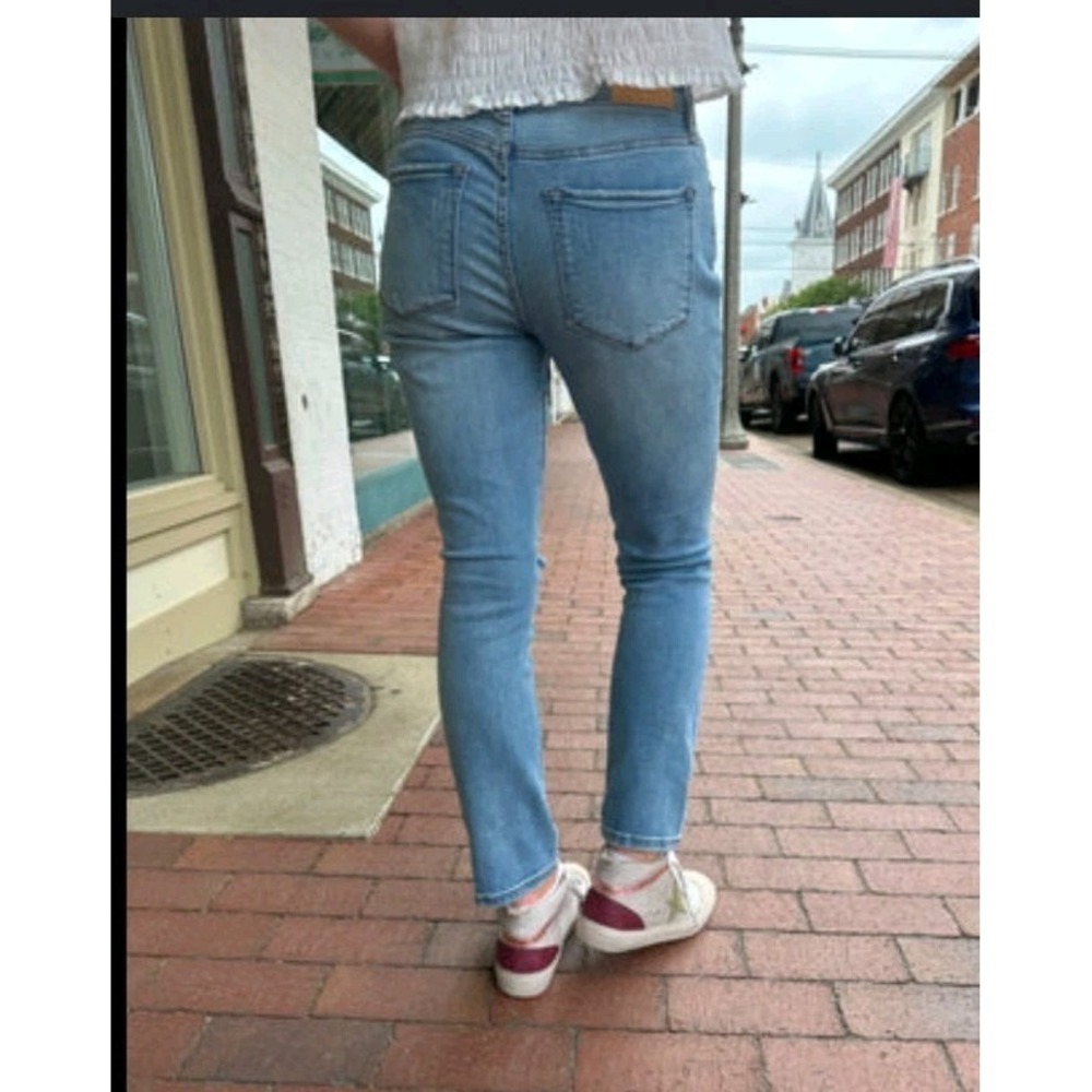 Dear John Jeans‎ Womens Size 29 Blaire Straight Stretch Distressed High Rise
